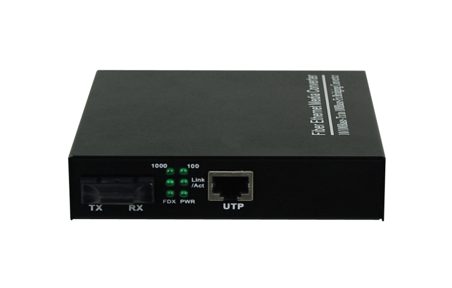 飛暢科技-可遠端網管 1路千兆光纖收發(fā)器（外電／內電）