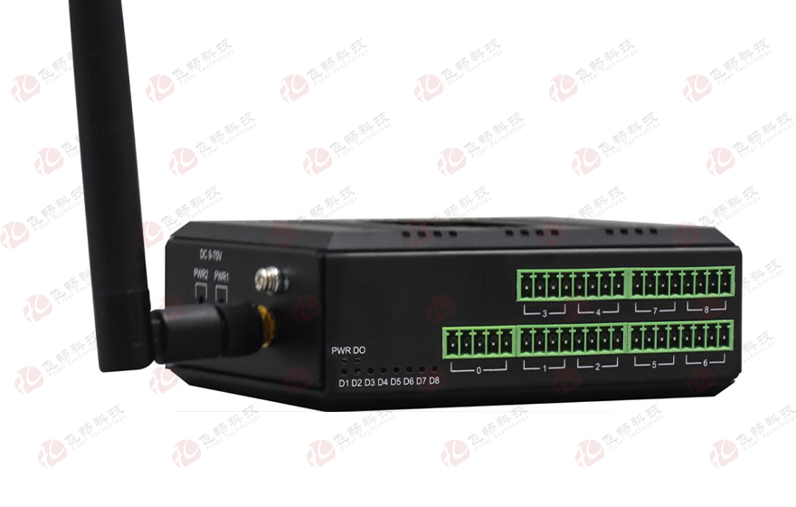 飛暢科技-工業(yè)軌式16路DI/DO/AI/AO開關(guān)量模擬量LoRa對傳設(shè)備